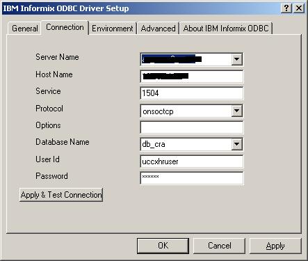 informix odbc driver windows 7
